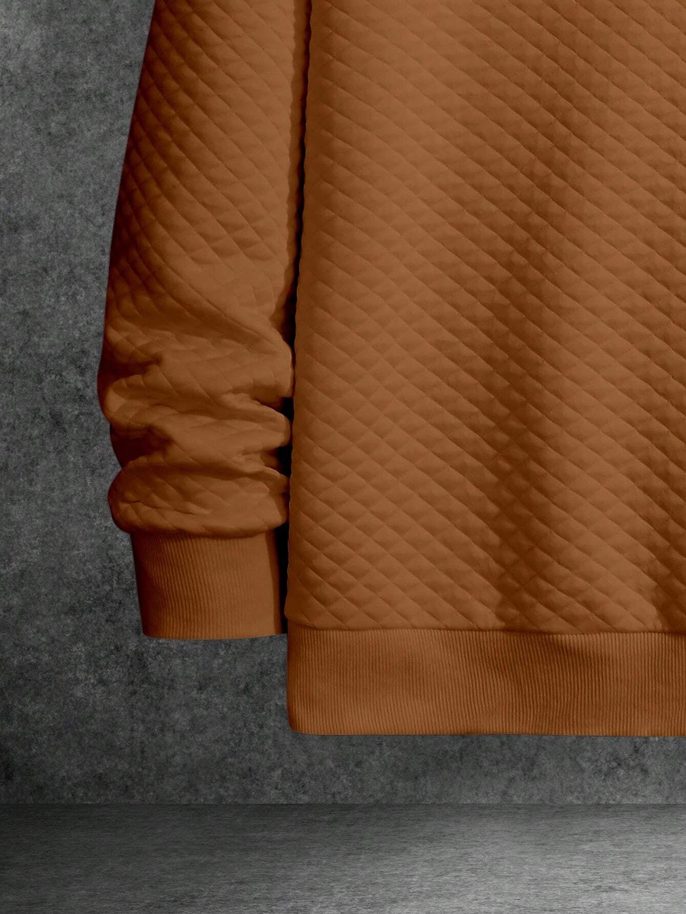 Manfinity Homme Men'S Drop Shoulder Plain Long Sleeve Going Out Casual Sweatshirt, Boyfriend Gift